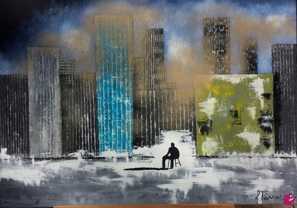 quadri in vendita online - Smog sulla città