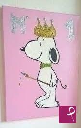 quadri in vendita online - Snoopy premiato pittore!