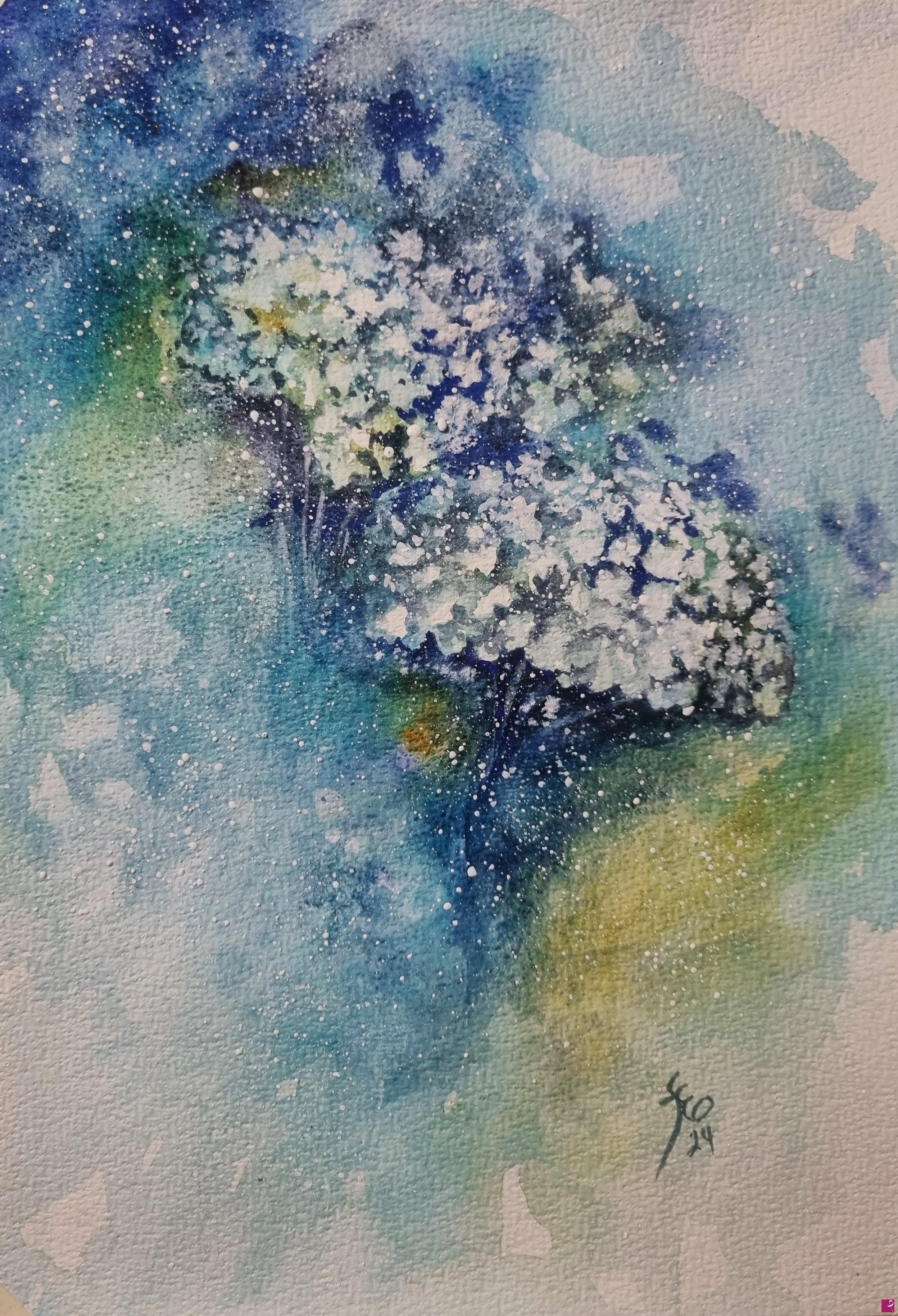 quadri in vendita online - Snow Flower
