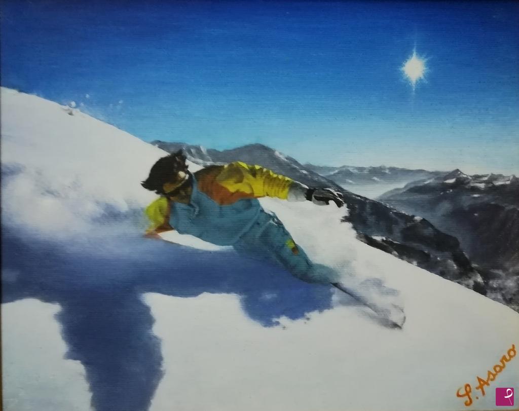 quadri in vendita online - Snowboardista