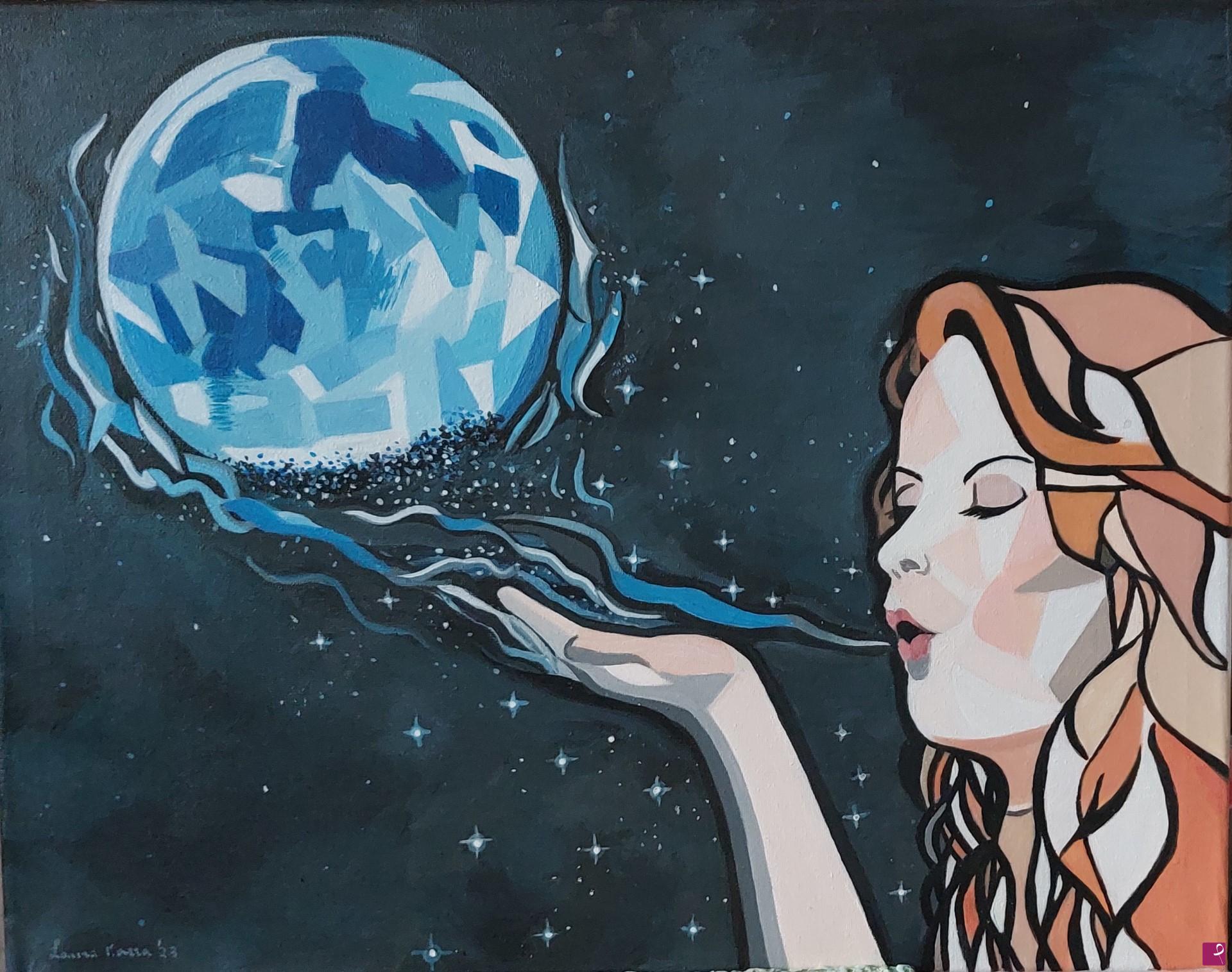 quadri in vendita online - Soffio di luna
