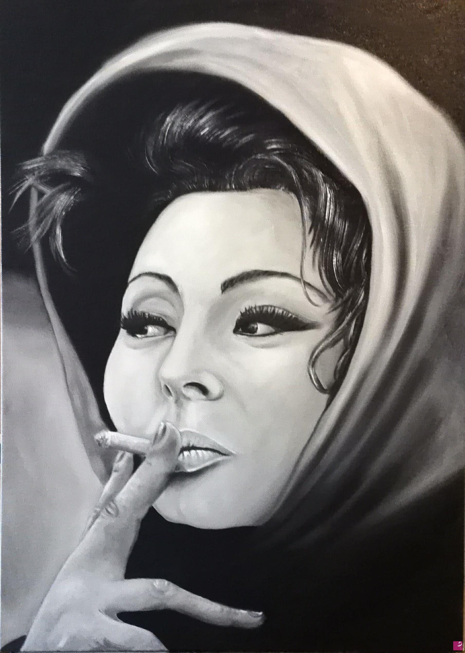 quadri in vendita online - Sofia Loren