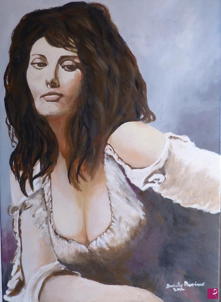 quadri in vendita online - Sofia Loren