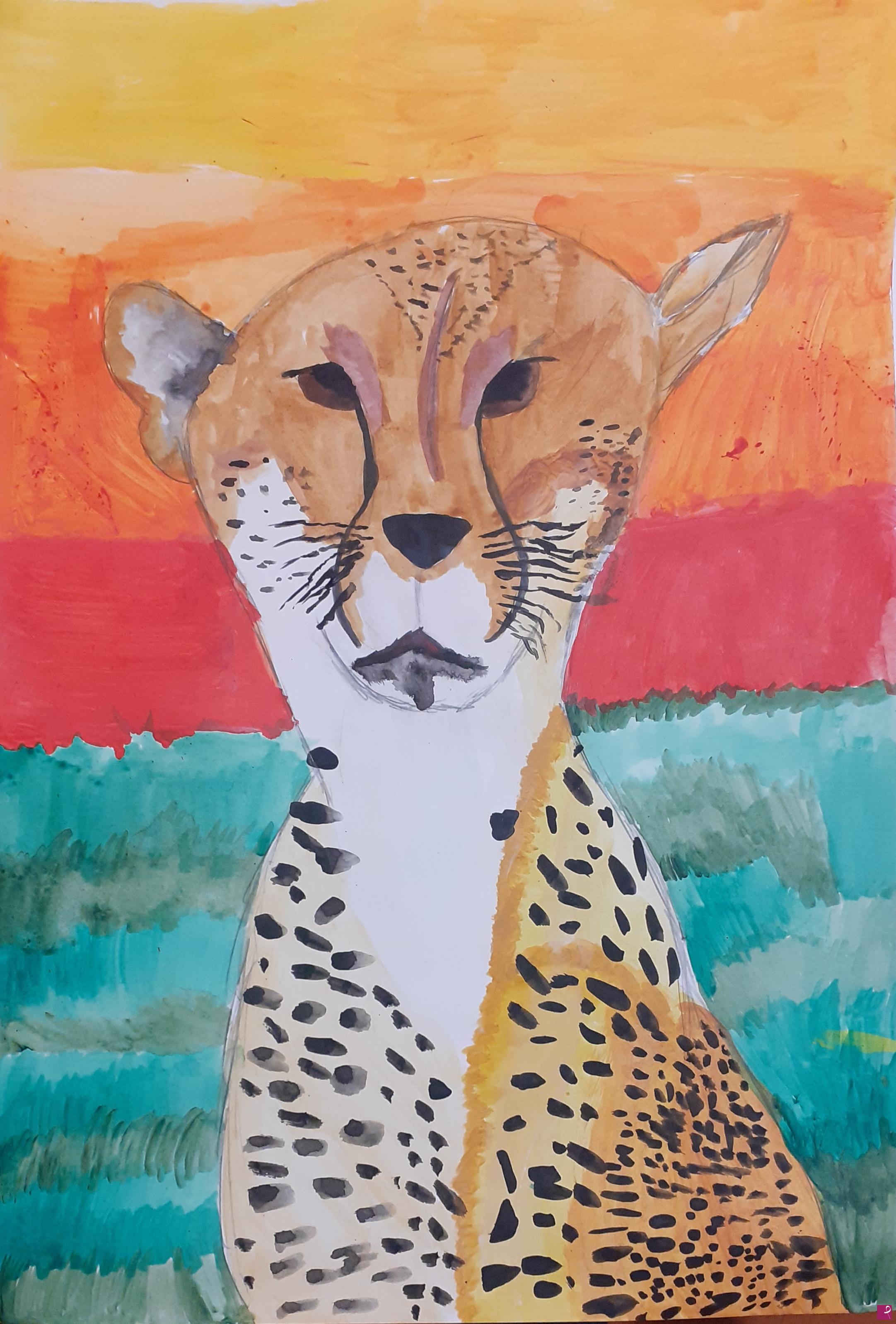 quadri in vendita online - Sogghigno leopardesco 