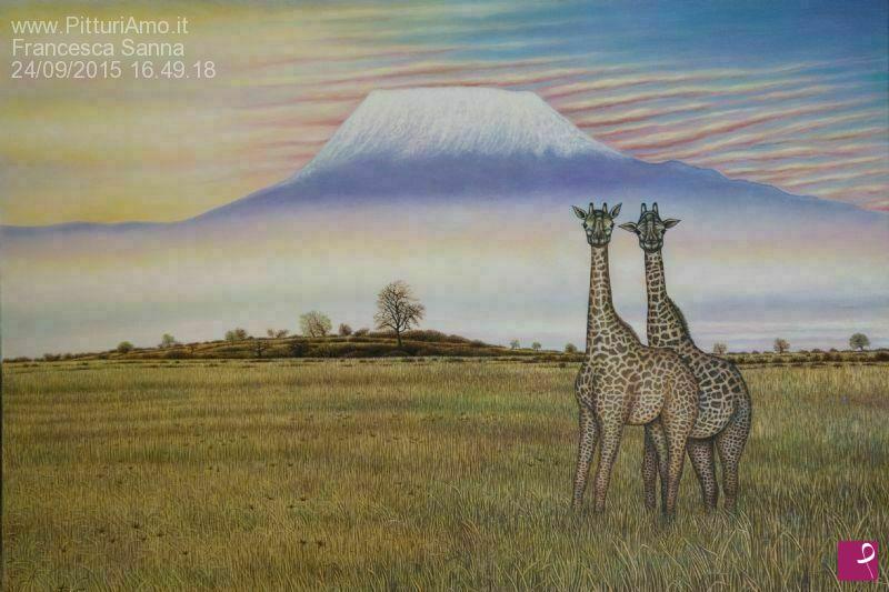 quadri in vendita online - "Sognando l'Africa"