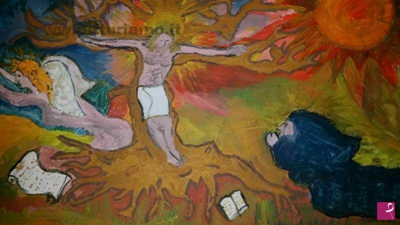 quadri in vendita online - sogno di cristo dolente