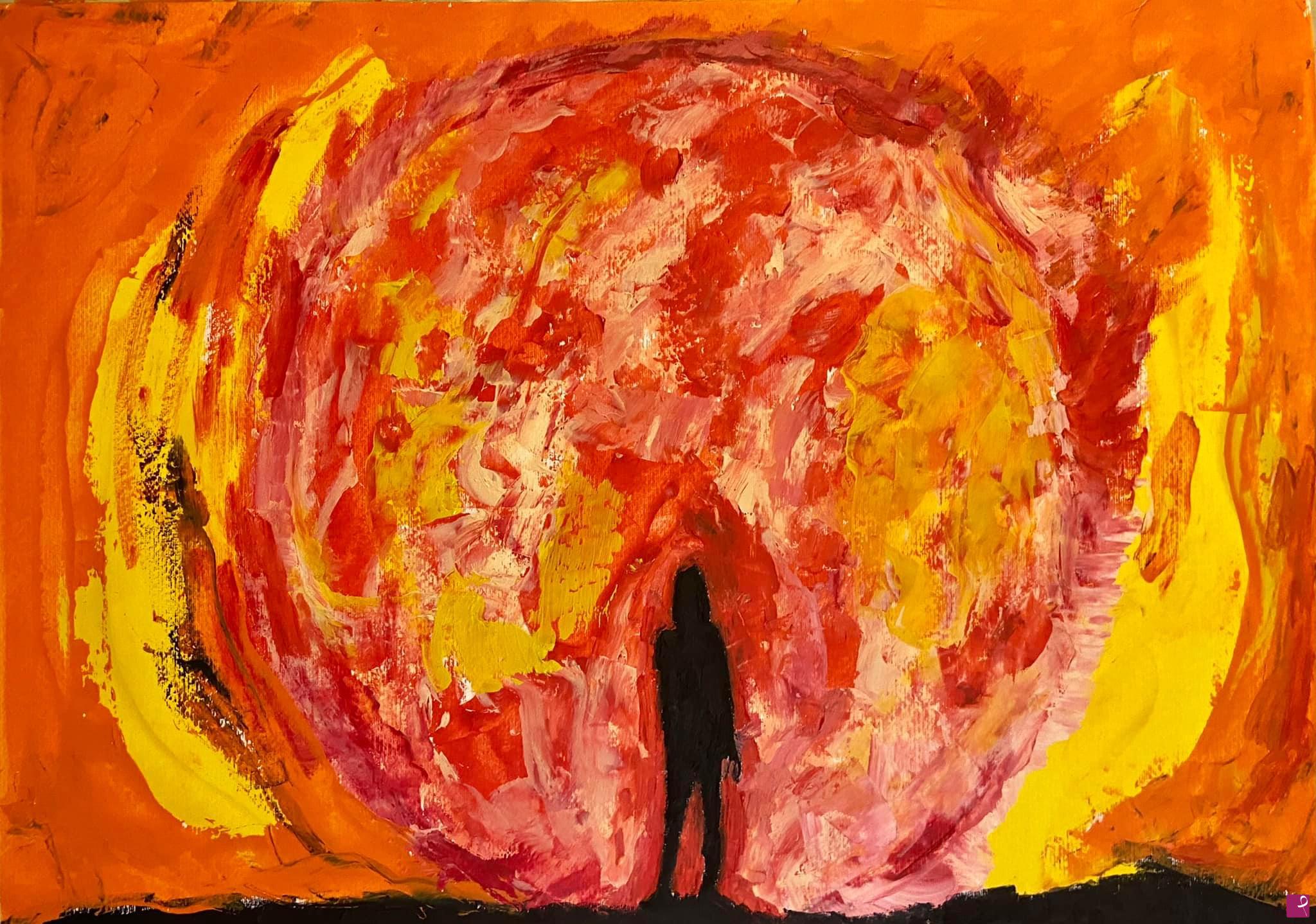 quadri in vendita online - Solitudine cosmica 