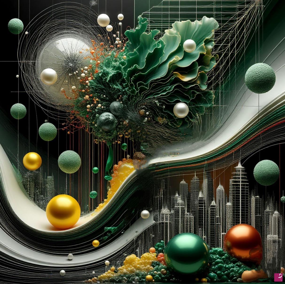 quadri in vendita online - Something Unknown Over the City