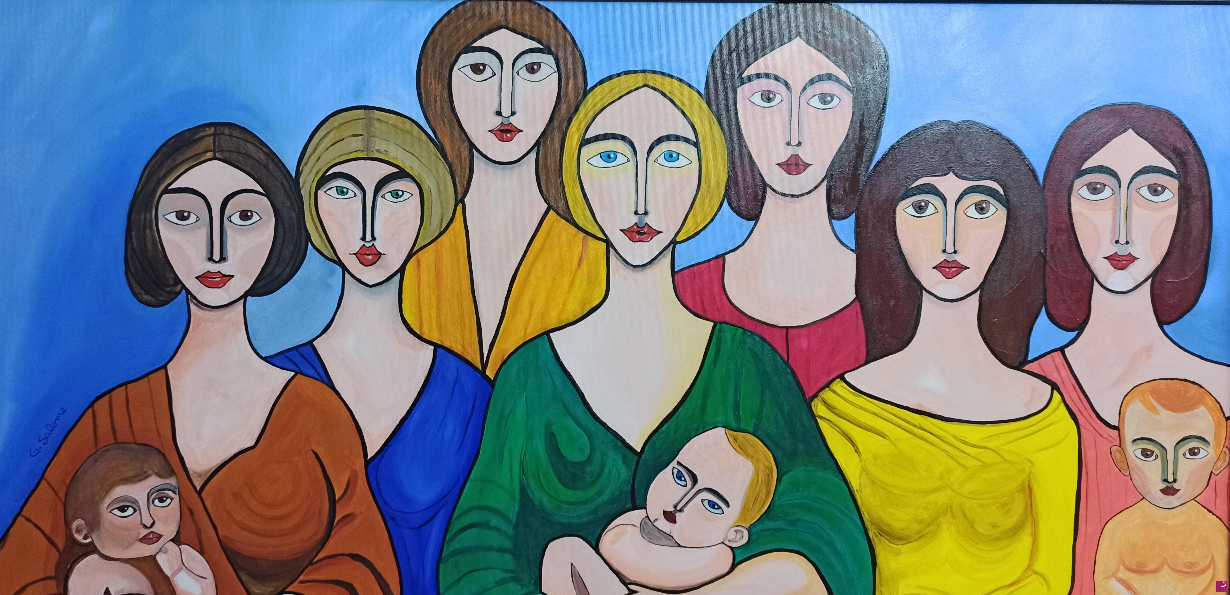 quadri in vendita online - son tutte belle le mamme del mondo