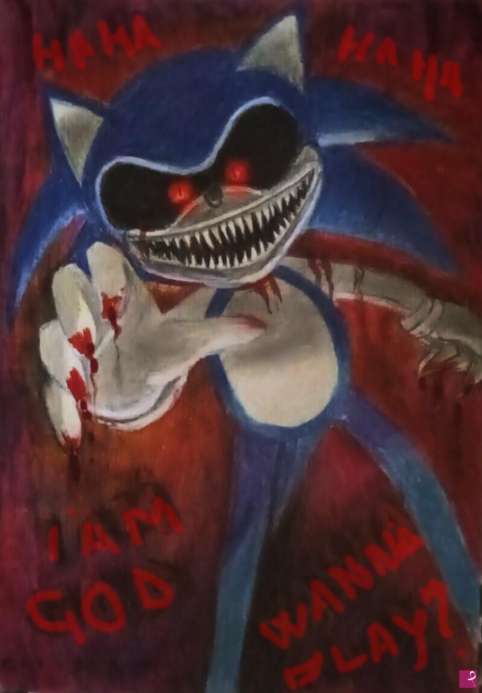 quadri in vendita online - sonic  exe 