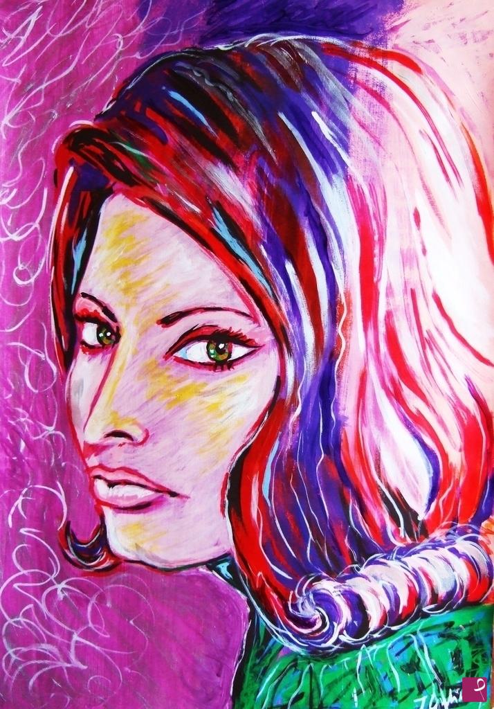 quadri in vendita online - Sophia Loren