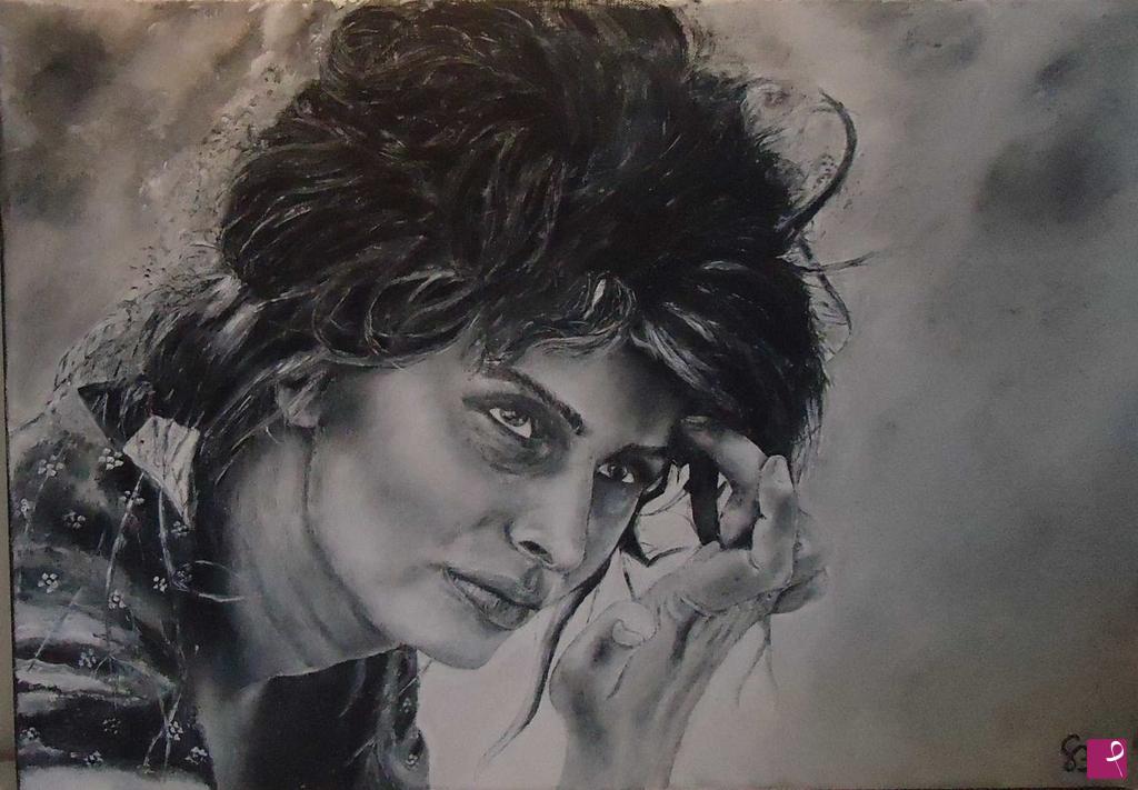 quadri in vendita online - Sophia Loren