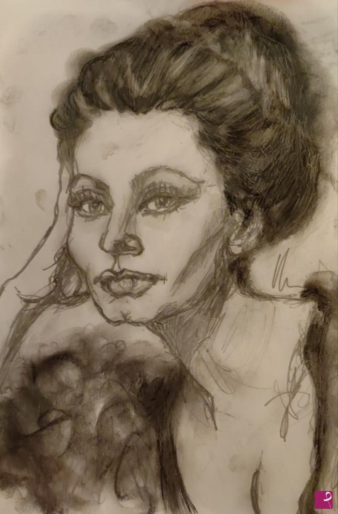 quadri in vendita online - Sophia Loren