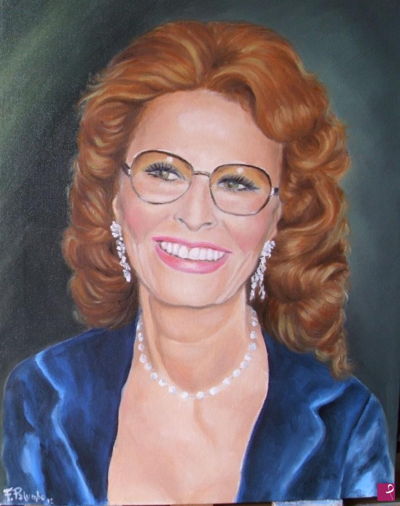 quadri in vendita online - Sophia Loren