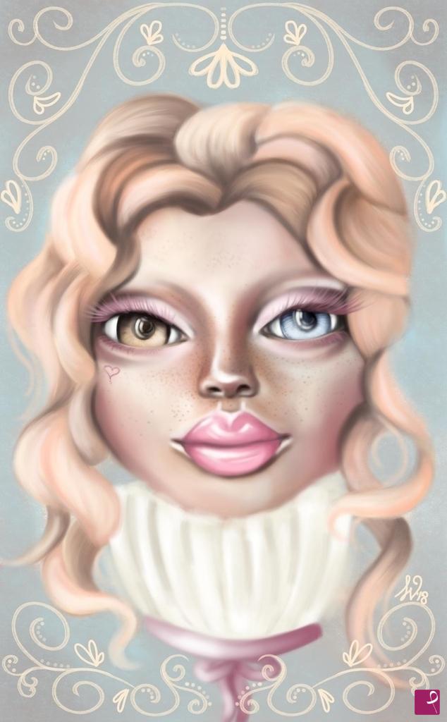 quadri in vendita online - Sophie-Victorian Doll VII