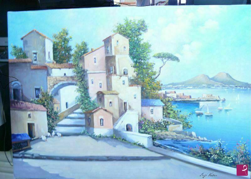 quadri in vendita online - Sopra Posillipo (Golfo di Napoli)