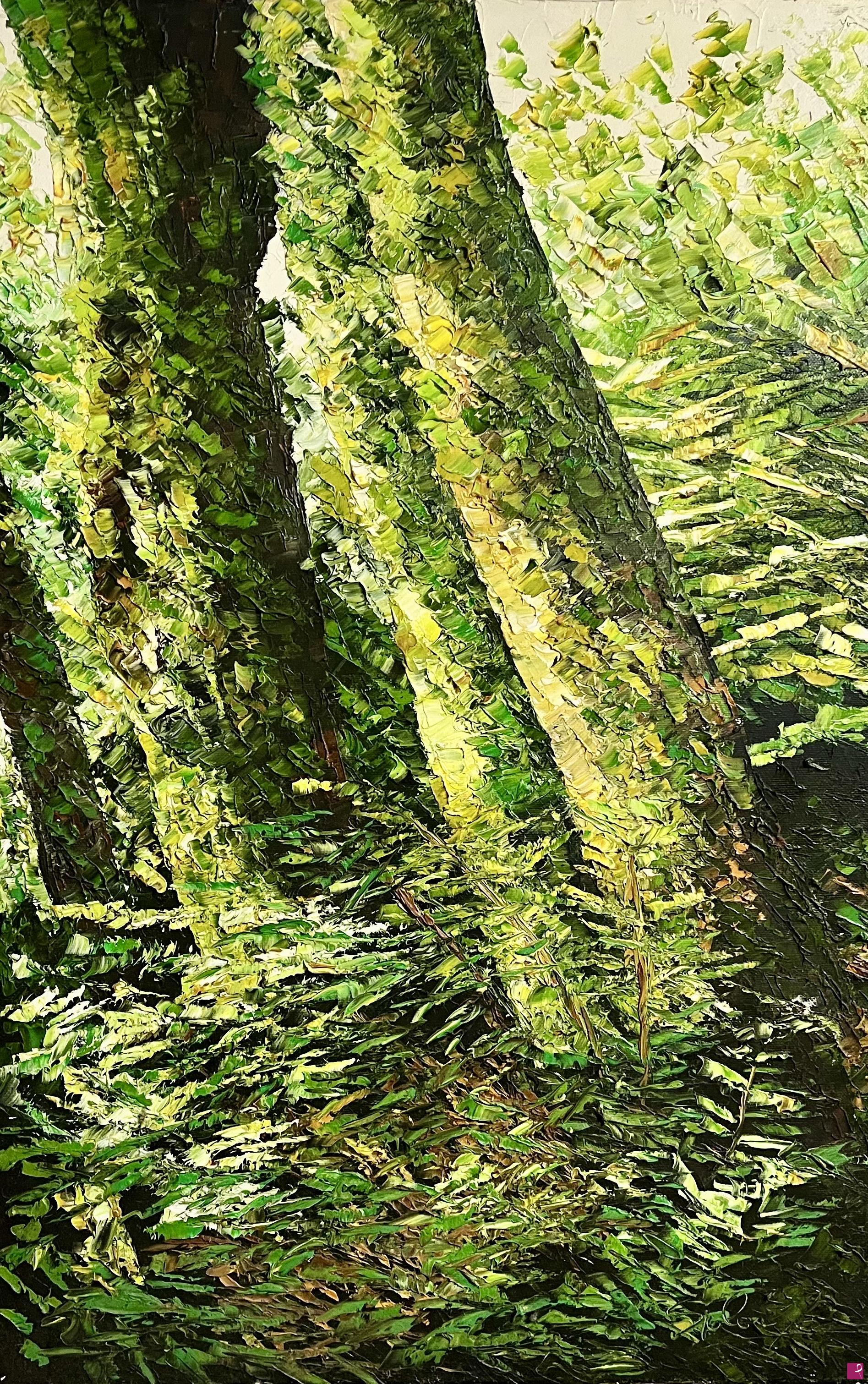 quadri in vendita online - Sotto bosco