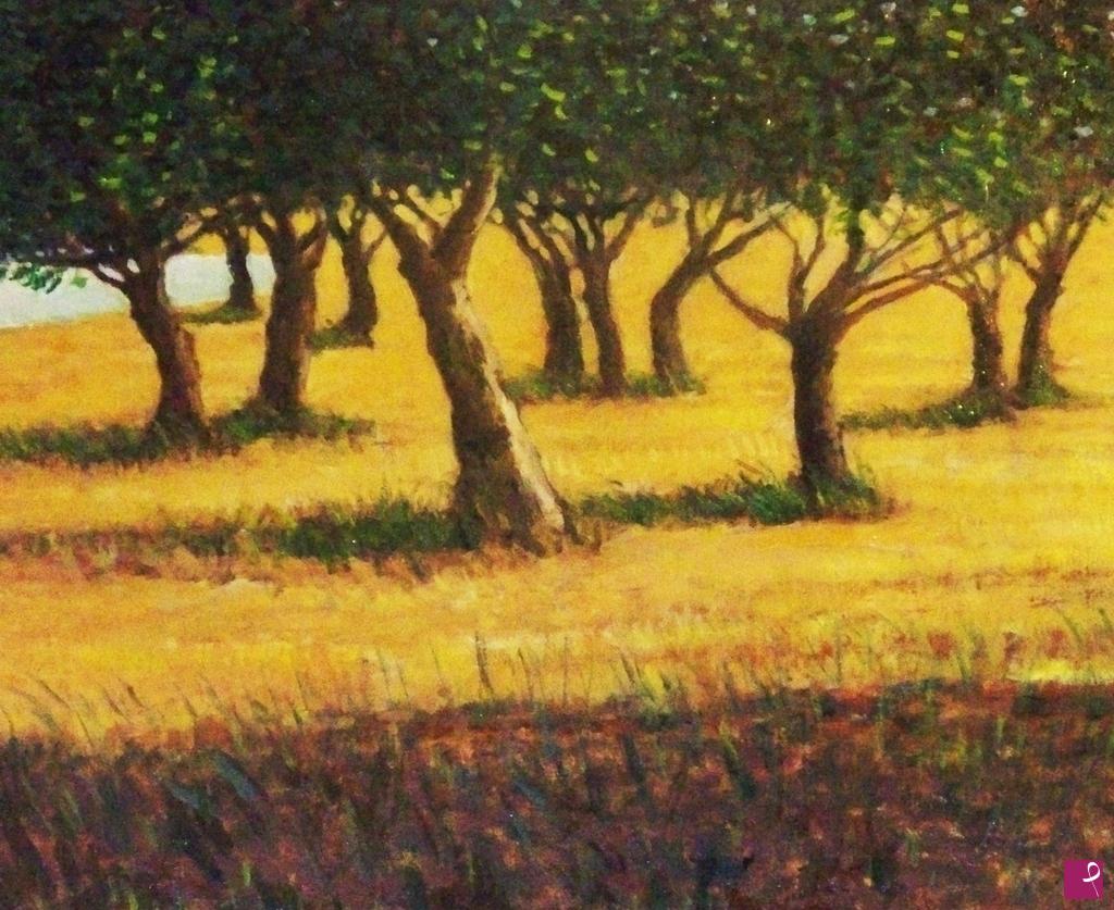 quadri in vendita online - sotto gli alberi