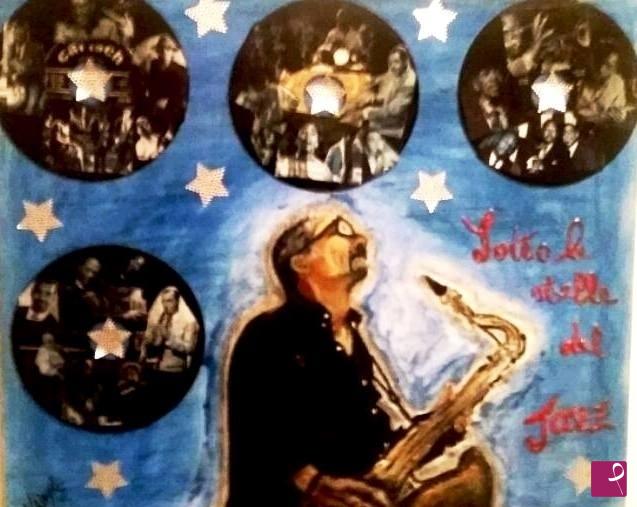 quadri in vendita online - SOTTO LE STESSE DEL JAZZ