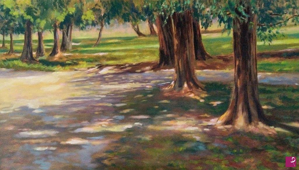 quadri in vendita online - Sottobosco, Parco di Monza
