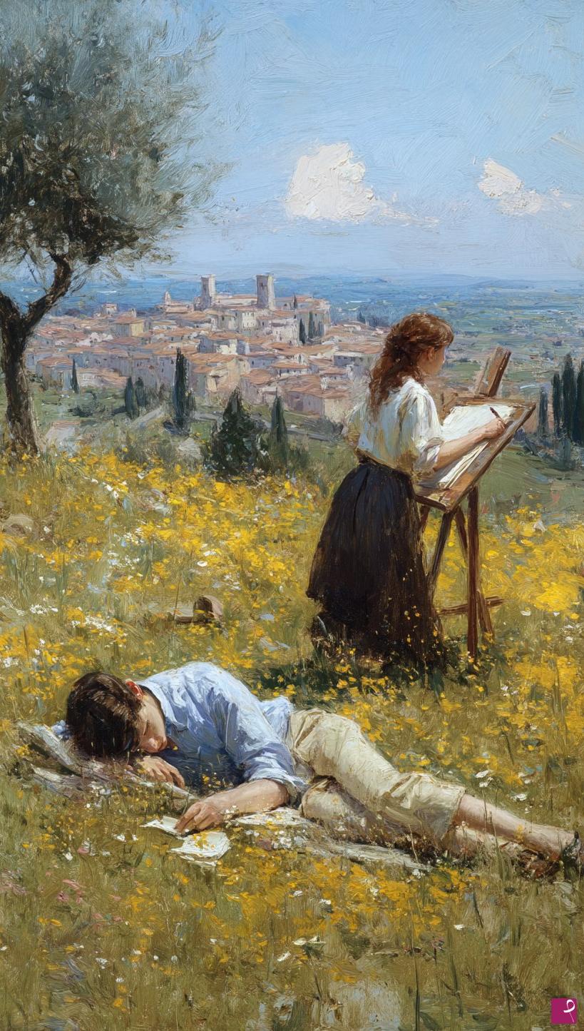 quadri in vendita online - Sous le ciel de Toscane