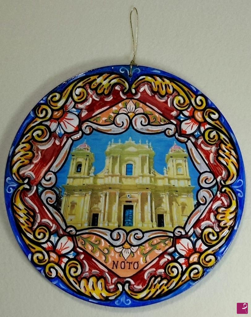 quadri in vendita online - " Souvenir di NOTO " in ceramica artistica  