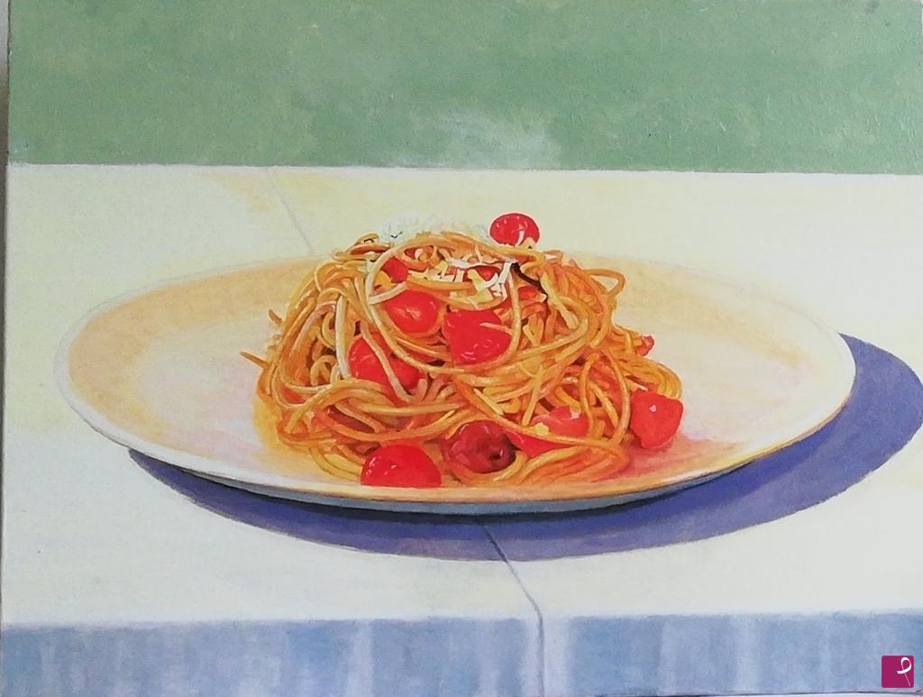 quadri in vendita online - Spaghetti ( trittico italiano 1)