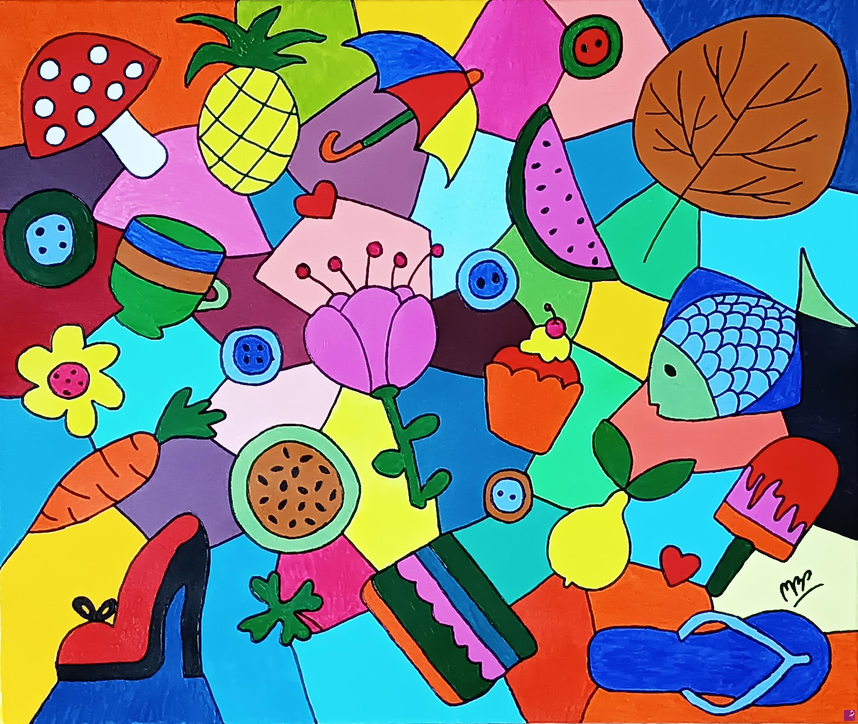 quadri in vendita online - SPECIAL COLLECTION – COLOUR GAME