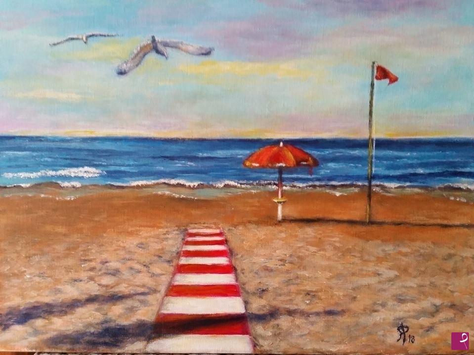 quadri in vendita online - Spiaggia