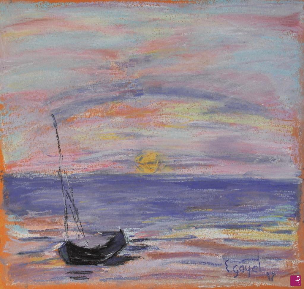 quadri in vendita online - Spiaggia al tramonto