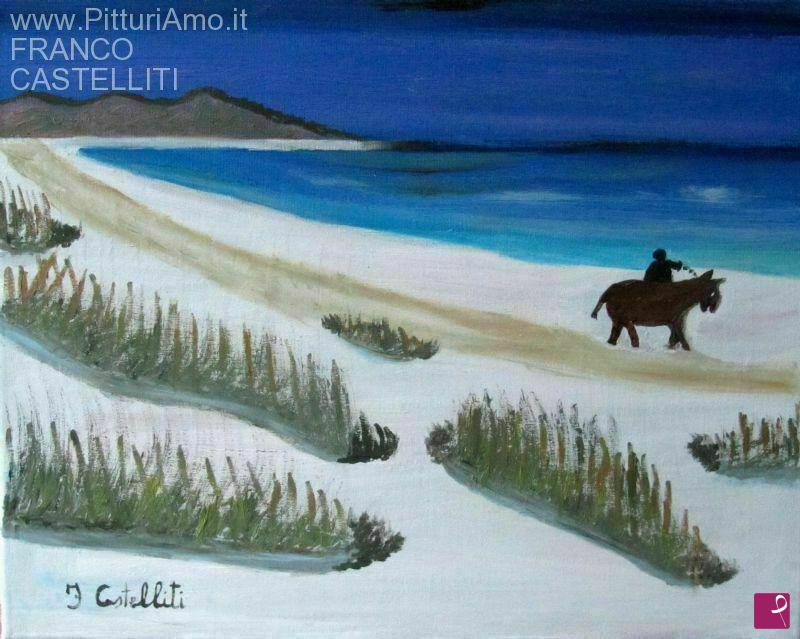 quadri in vendita online - "Spiaggia bianca.."