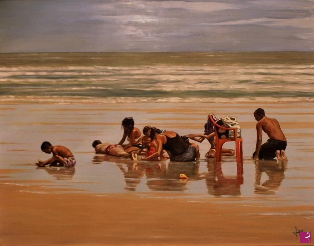 quadri in vendita online - spiaggia di Sao Luis, Maranao.
