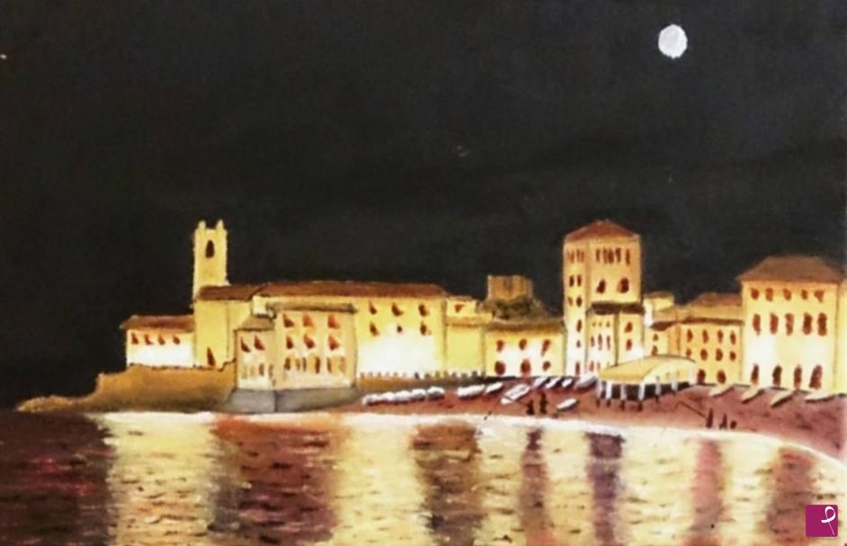 quadri in vendita online - Spiaggia di Varigotti