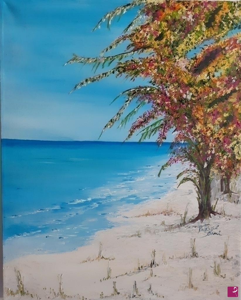 quadri in vendita online - Spiaggia tropicale