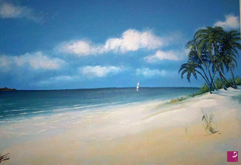 quadri in vendita online - spiaggia tropicale