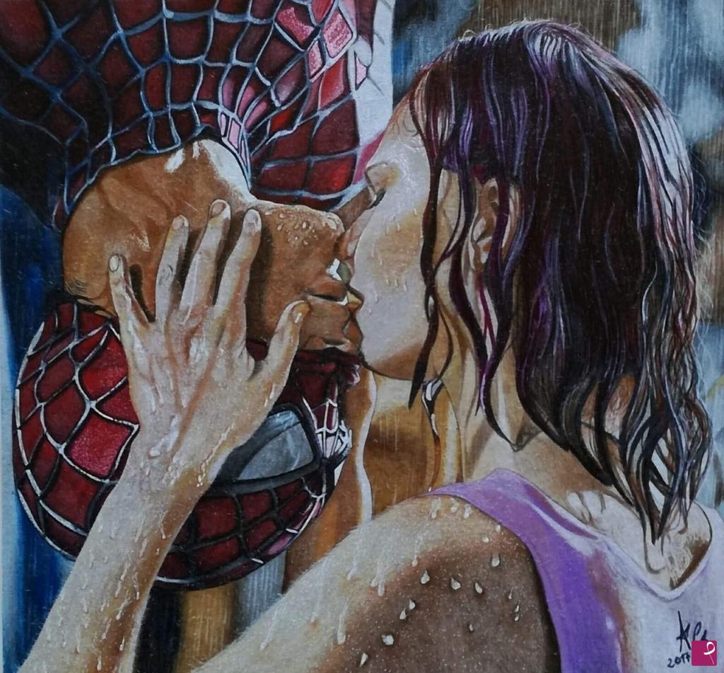 quadri in vendita online - Spider kiss