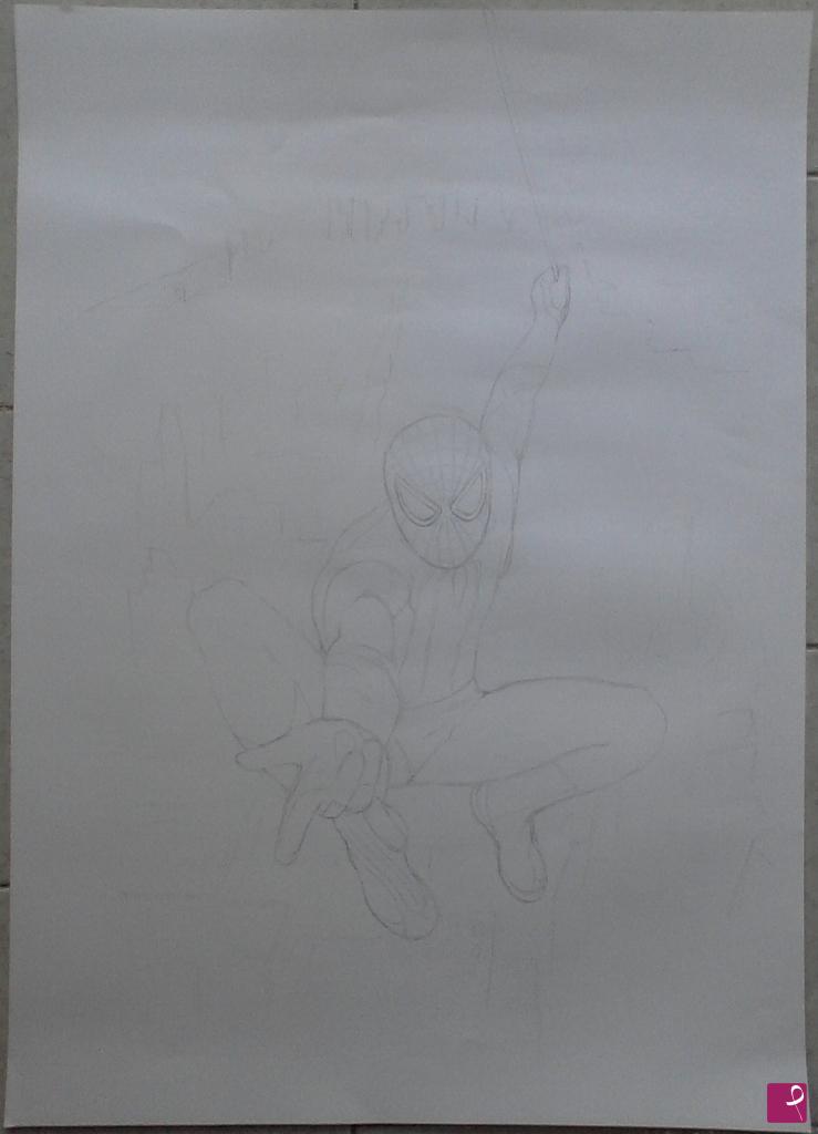 quadri in vendita online - Spider-Man - ( Fase Realizzazione 1 )