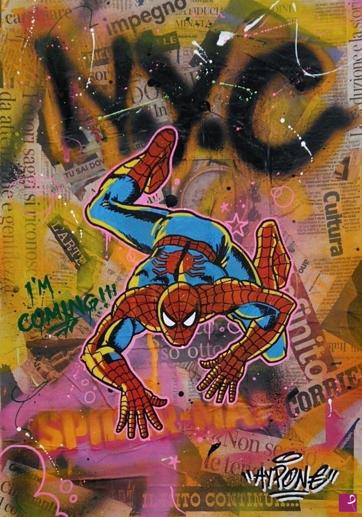 quadri in vendita online - Spiderman I'm coming