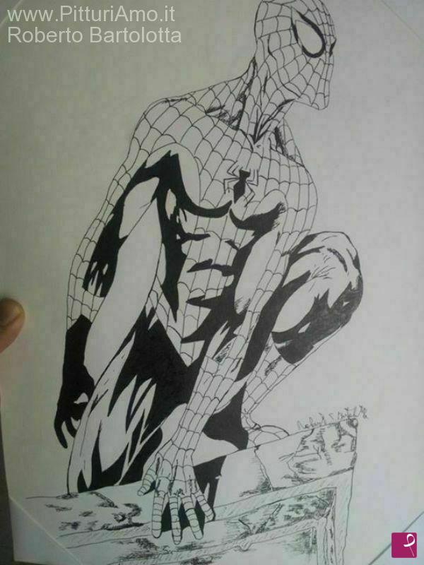 quadri in vendita online - Spiderman Vedetta
