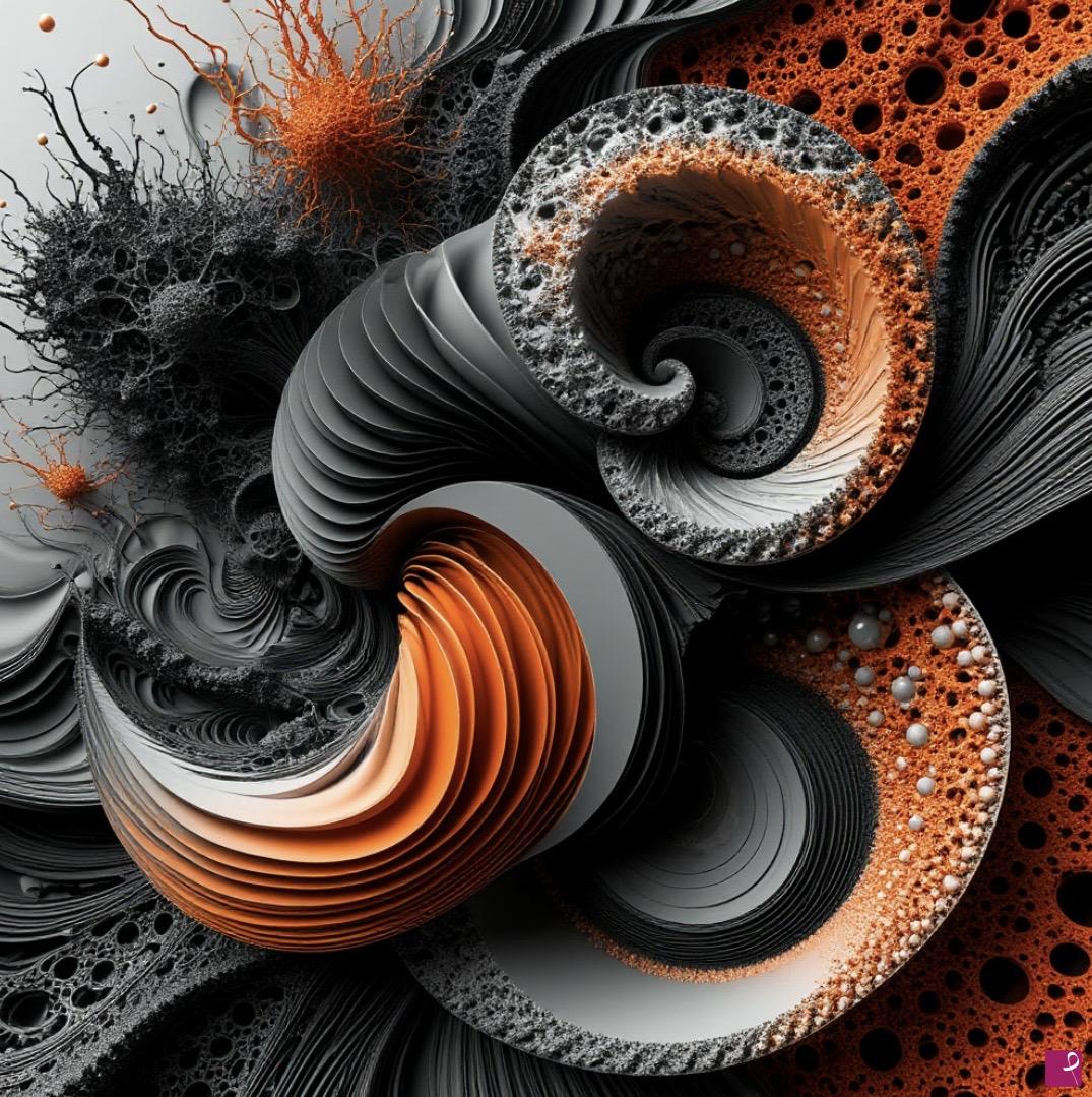 quadri in vendita online - Spiral stormy 