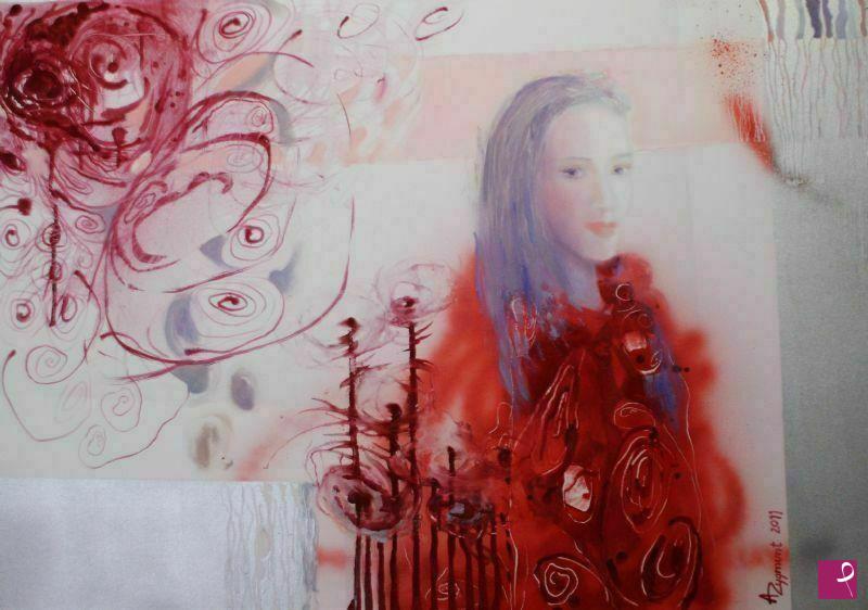 quadri in vendita online - SPIRALS, 2011, oil canvas.cm.100 x 80. ** Original **