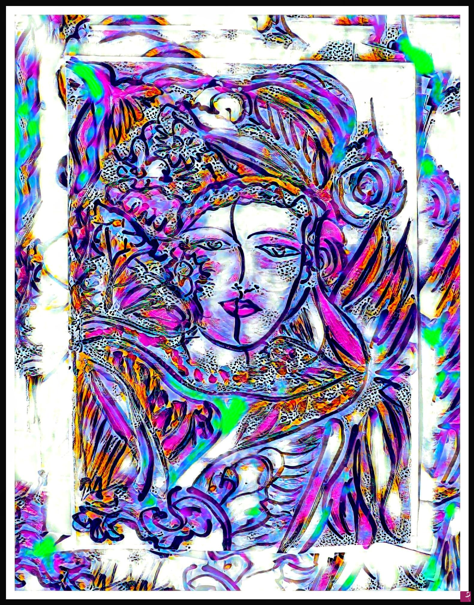 quadri in vendita online - SPIRITUAL  SUMMER  GIRL