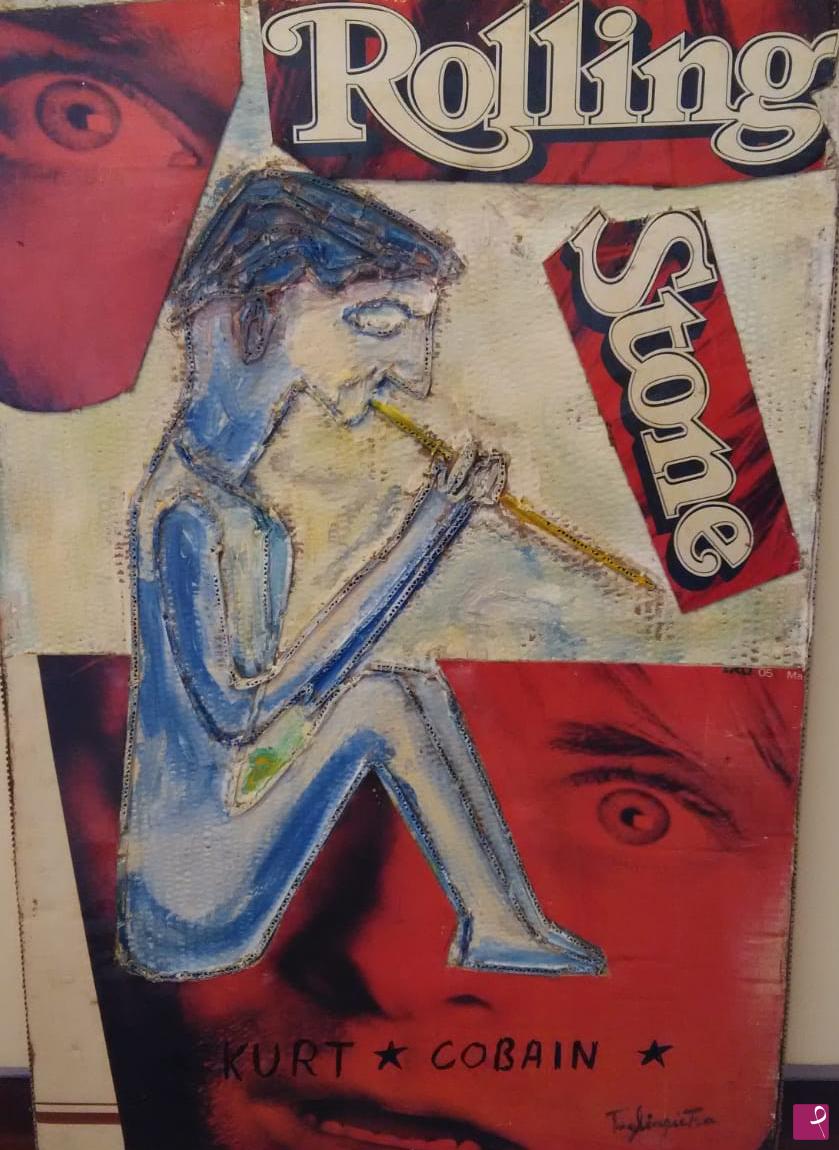quadri in vendita online - Spleen - Kurt Cobain - Momento di depressione