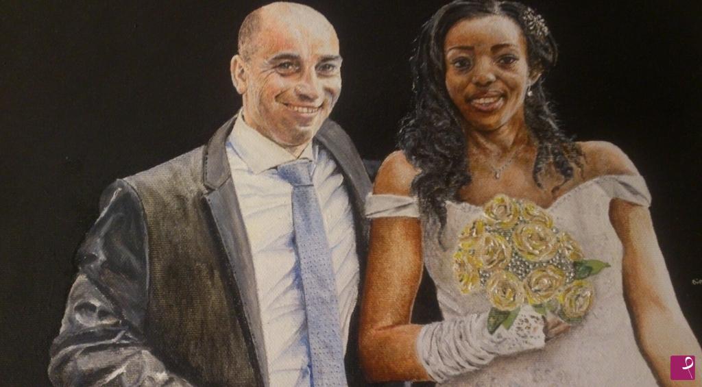 quadri in vendita online - Sposi 