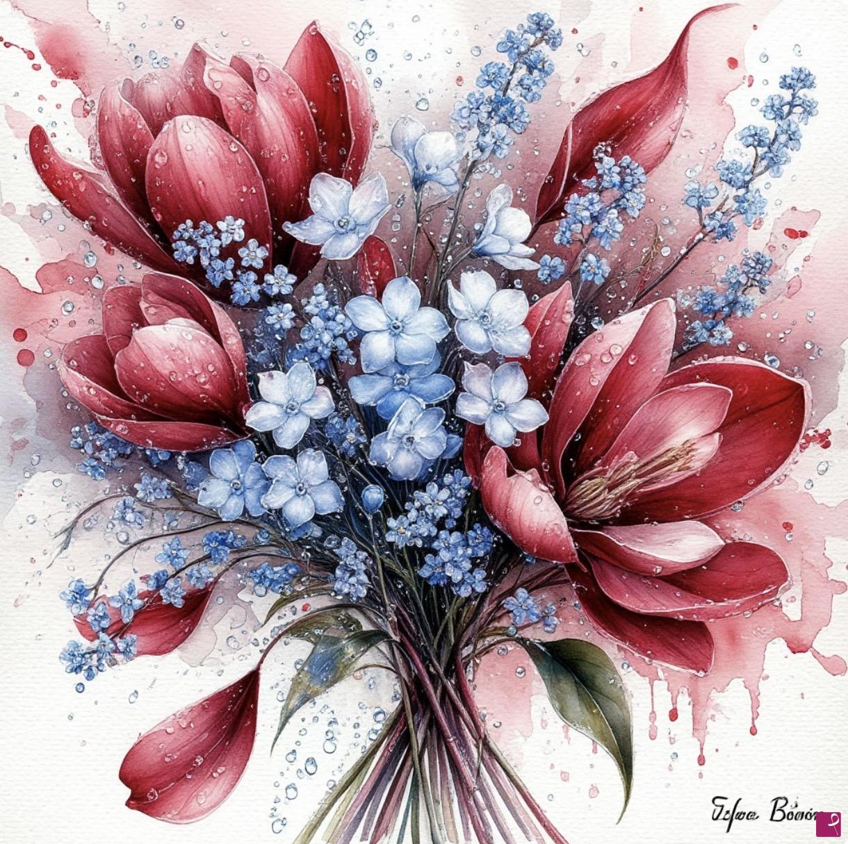 quadri in vendita online - Spring flowers 