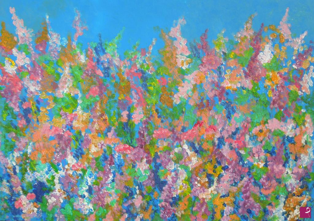 quadri in vendita online - Spring flowery heavens and lands - 490