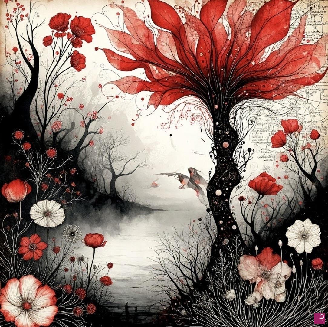 quadri in vendita online - Spring forest
