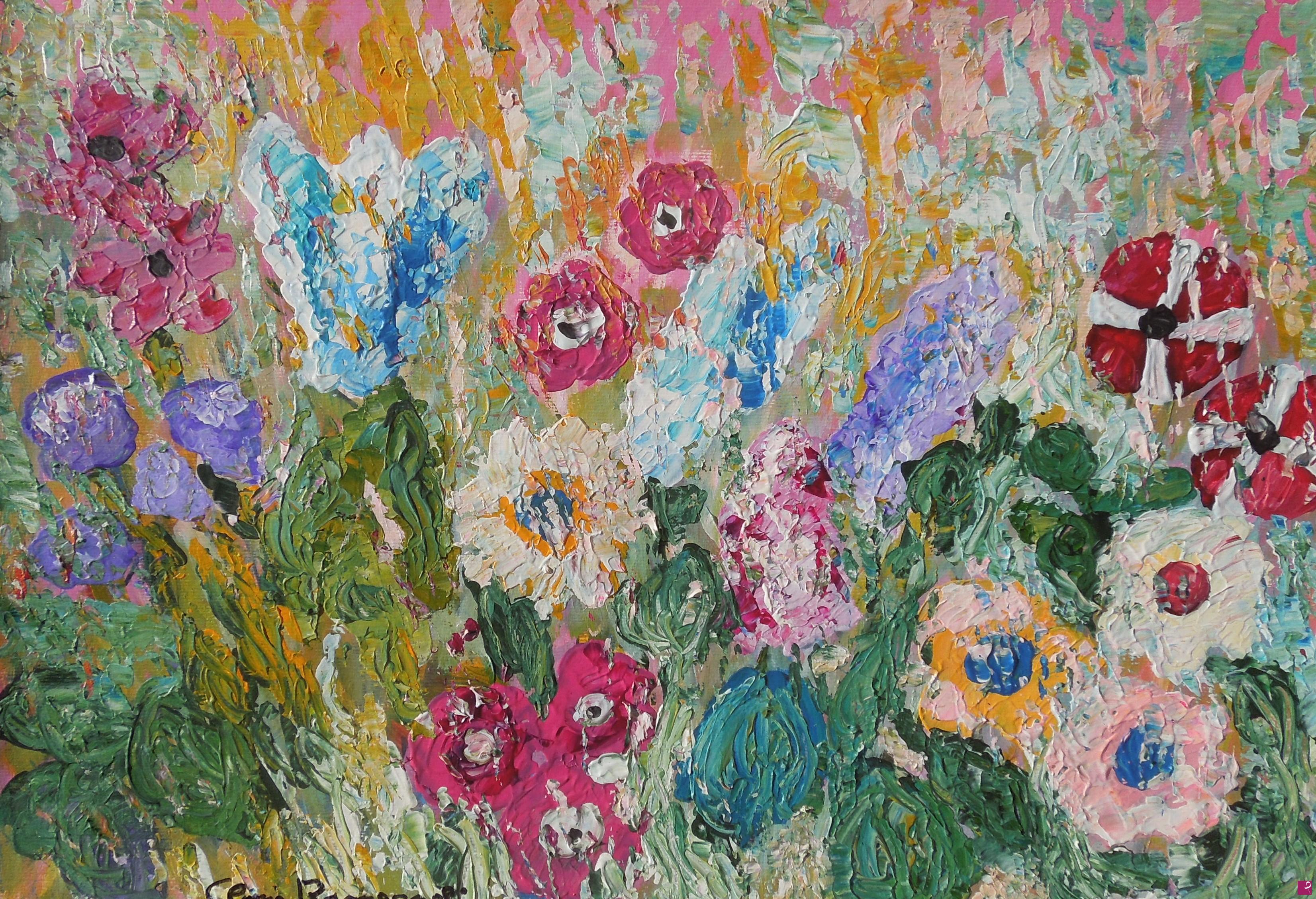 quadri in vendita online - Spring joyful garden - 603