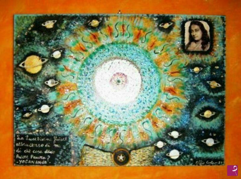 quadri in vendita online - Sri P. Yogananda/Divine love 