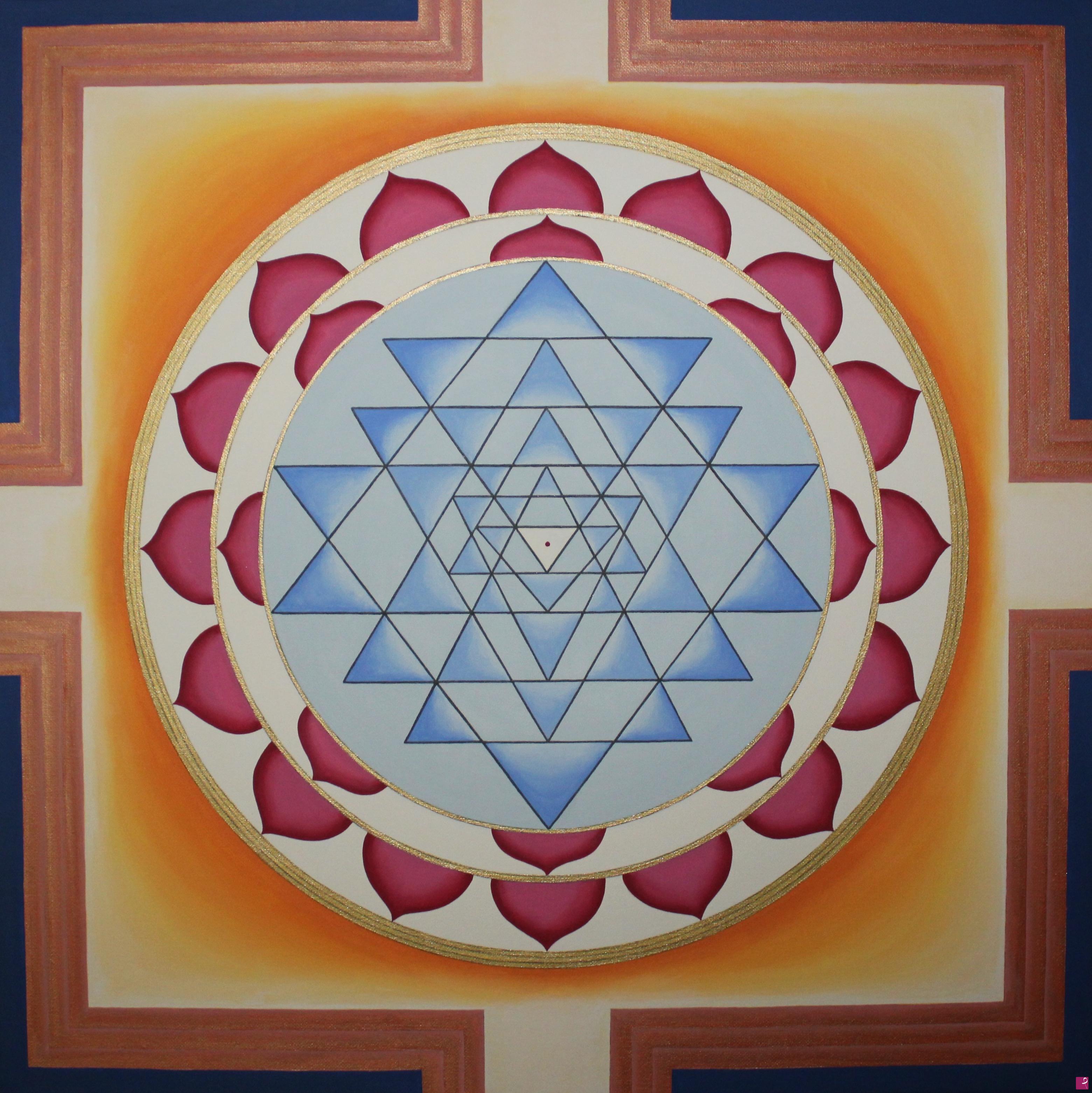 quadri in vendita online - Sri Yantra